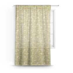Happy New Year Sheer Curtain - 50"x84" (Personalized)
