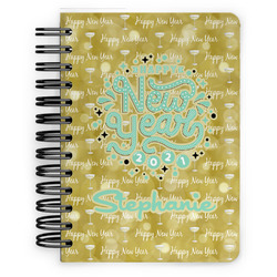 Happy New Year Spiral Notebook - 5x7 w/ Name or Text