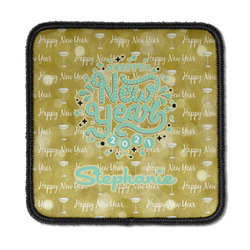 Happy New Year Iron On Square Patch w/ Name or Text