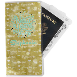 Happy New Year Travel Document Holder