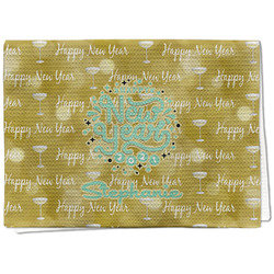 Happy New Year Kitchen Towel - Waffle Weave - Full Color Print (Personalized)