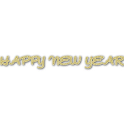 Happy New Year Name/Text Decal - Medium (Personalized)