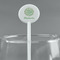 Happy New Year White Plastic 5.5" Stir Stick - Round - Main