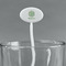 Happy New Year White Plastic 7" Stir Stick - Oval - Main