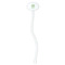 Happy New Year White Plastic 7" Stir Stick - Oval - Single Stick