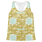 Happy New Year Womens Racerback Tank Top - 2X Large (Personalized)