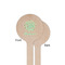 Happy New Year Wooden 6" Stir Stick - Round - Single Sided - Front & Back