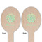 Happy New Year Wooden Food Pick - Oval - Double Sided - Front & Back