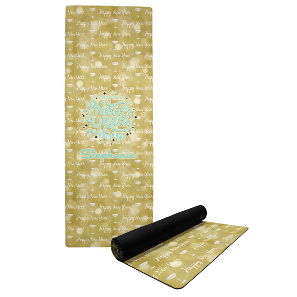 Custom Happy New Year Yoga Mat w/ Name or Text