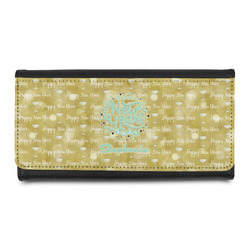 Happy New Year Leatherette Ladies Wallet w/ Name or Text