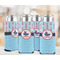 Light House & Waves 12oz Tall Can Sleeve - Set of 4 - LIFESTYLE