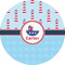 Light House & Waves 5" Multipurpose Round Label - Single Sticker