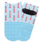 Light House & Waves Adult Ankle Socks - Single Pair - Front and Back