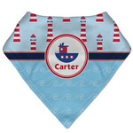 Light House & Waves Bandana Bib (Personalized)