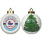 Light House & Waves Ceramic Christmas Ornament - X-Mas Tree (APPROVAL)