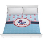 Light House & Waves Comforter - King (Personalized)