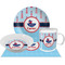 Light House & Waves Dinner Set - 4 Pc