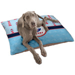 Light House & Waves Dog Bed - Large w/ Name or Text