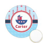 Light House & Waves Printed Cookie Topper - 2.15" (Personalized)