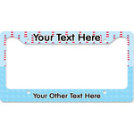 Light House & Waves License Plate Frame - Style B (Personalized)