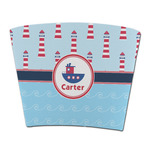 Light House & Waves Party Cup Sleeve - without bottom (Personalized)