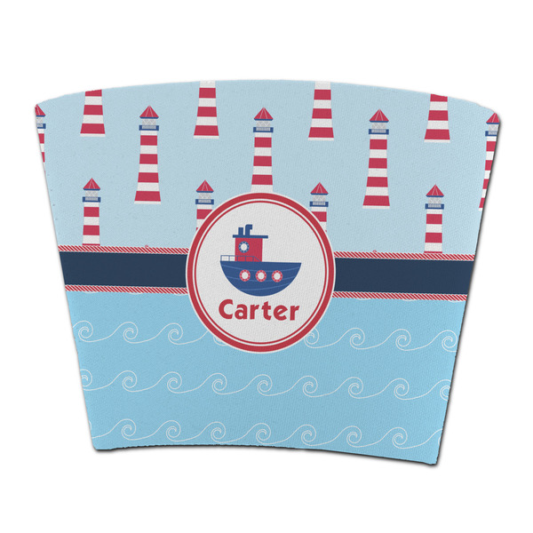 Custom Light House & Waves Party Cup Sleeve - without bottom (Personalized)