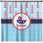 Light House & Waves Shower Curtain (Personalized)