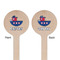 Light House & Waves Wooden 7.5" Stir Stick - Round - Double Sided - Front & Back