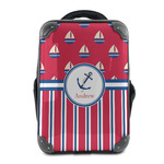 Sail Boats & Stripes 15" Hard Shell Backpack (Personalized)