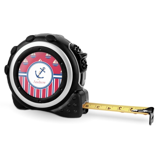 Custom Sail Boats & Stripes Tape Measure - 16 Ft (Personalized)