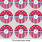 Sail Boats & Stripes 2" Multipurpose Round Labels - Sheet