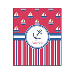 Sail Boats & Stripes Wood Print - 20x24 (Personalized)