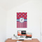 Sail Boats & Stripes 20x30 - Matte Poster - On the Wall