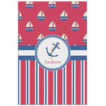 Sail Boats & Stripes Poster - Matte - 24x36 (Personalized)
