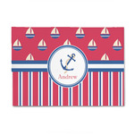 Sail Boats & Stripes 4' x 6' Indoor Area Rug (Personalized)