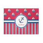 Sail Boats & Stripes 5' x 7' Patio Rug (Personalized)