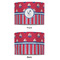 Sail Boats & Stripes 8" Drum Lampshade - APPROVAL (Fabric)