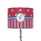 Sail Boats & Stripes 8" Drum Lampshade - ON STAND (Fabric)