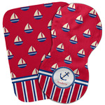 Sail Boats & Stripes Burp Cloth (Personalized)