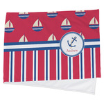 Sail Boats & Stripes Cooling Towel (Personalized)