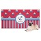 Sail Boats & Stripes Dog Towel (Personalized)