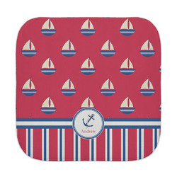 Sail Boats & Stripes Face Towel (Personalized)