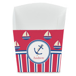 Sail Boats & Stripes French Fry Favor Boxes (Personalized)