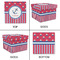 Sail Boats & Stripes Gift Boxes with Lid - Canvas Wrapped - XX-Large - Approval