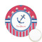 Sail Boats & Stripes Icing Circle - Small - Front