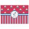 Sail Boats & Stripes Indoor / Outdoor Rug - 2'x3' - Front Flat