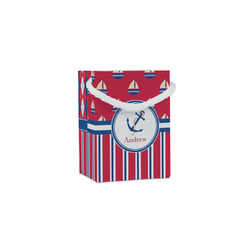 Sail Boats & Stripes Jewelry Gift Bags - Gloss (Personalized)