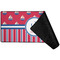 Sail Boats & Stripes Large Gaming Mats - FRONT W/ FOLD