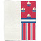 Sail Boats & Stripes Linen Placemat - Folded Half