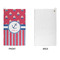 Sail Boats & Stripes Microfiber Golf Towels - APPROVAL